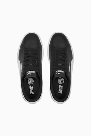 Smash 3.0 Leather Sneakers Youth, PUMA Black-PUMA White, extralarge-GBR
