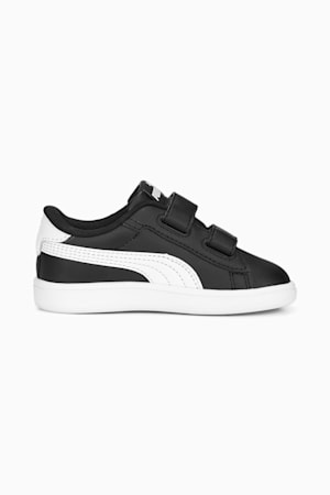 Smash 3.0 Leather V Sneakers Baby, PUMA Black-PUMA White, extralarge-GBR