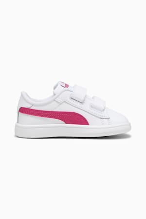 Smash 3.0 Leather V Sneakers Baby, PUMA White-Pinktastic, extralarge-GBR