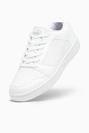 Rebound V6 Low Sneakers, PUMA White-Cool Light Gray, extralarge-GBR