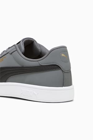PUMA Smash 3.0 Buck Sneakers, Cool Dark Gray-PUMA Black-PUMA Gold-PUMA White, extralarge-GBR