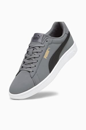 PUMA Smash 3.0 Buck Sneakers, Cool Dark Gray-PUMA Black-PUMA Gold-PUMA White, extralarge-GBR