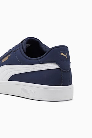 PUMA Smash 3.0 Buck Sneakers, PUMA Navy-PUMA White-PUMA Gold, extralarge-GBR