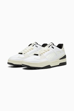 Slipstream Xtreme Leather Sneakers, Vaporous Gray-Warm White-PUMA Black, extralarge-GBR