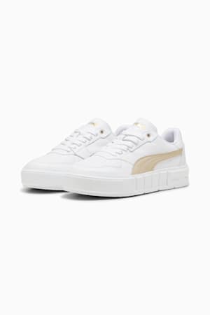 PUMA Cali Court Leather Women's Sneakers, PUMA White-Putty, extralarge-GBR