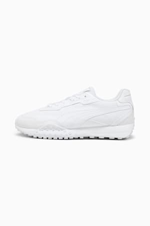 Blktop Rider Leather Sneakers, PUMA White-Glacial Gray, extralarge-GBR