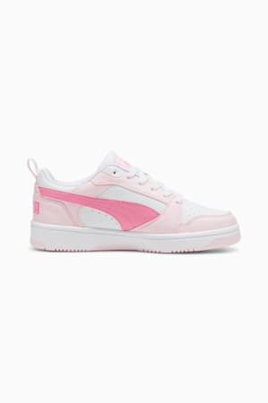 Rebound V6 Lo Youth Sneakers, PUMA White-Fast Pink-Whisp Of Pink, extralarge-GBR