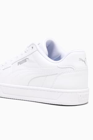PUMA Caven 2.0 Youth Sneakers, PUMA White-PUMA Silver-PUMA Black, extralarge-GBR