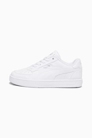 PUMA Caven 2.0 Youth Sneakers, PUMA White-PUMA Silver-PUMA Black, extralarge-GBR