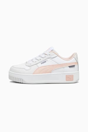 Carina Street Kids' Sneakers, PUMA White-Rose Dust-Feather Gray, extralarge-GBR