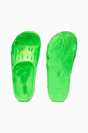 MB.03 Basketball Slides, PUMA Green-Fluro Yellow Pes-Fluro Green Pes, extralarge-GBR