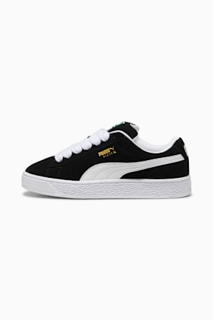 Ladies black suede puma trainers top