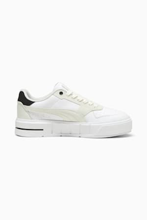 PUMA Cali Court PureLuxe Women's Sneakers, PUMA Black-Warm White, extralarge-GBR