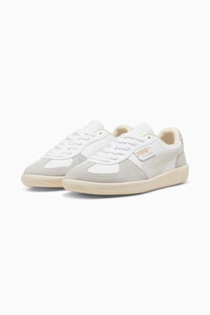 Palermo Leather Sneakers Unisex, PUMA White-Cool Light Gray-Sugared Almond, extralarge-GBR