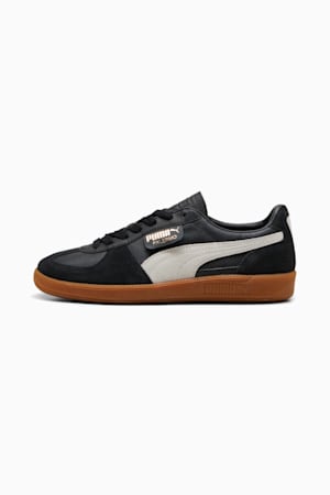Palermo Leather Sneakers Unisex, PUMA Black-Feather Gray-Gum, extralarge-GBR