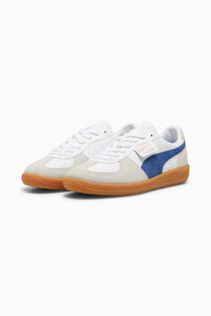 Palermo Leather Sneakers Unisex, PUMA White-Vapor Gray-Clyde Royal, extralarge-GBR