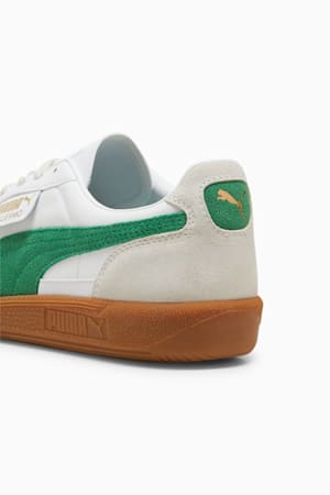 Palermo Leather Sneakers Unisex, PUMA White-Vapor Gray-Archive Green, extralarge-GBR