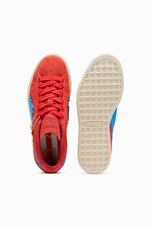 PUMA x ONE PIECE Suede Buggy the Genius Jester Sneakers Unisex, For All Time Red-Ultra Blue, extralarge-GBR