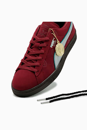 PUMA x ONE PIECE Suede Red-Haired Shanks Sneakers Unisex, Team Regal Red-PUMA Silver, extralarge-GBR