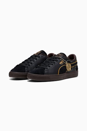 PUMA x ONE PIECE Suede Blackbeard Teach Sneakers Unisex, PUMA Black-Dark Chocolate, extralarge-GBR