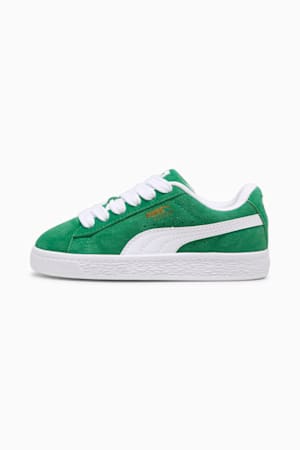 Suede XL Kids' Sneakers, Archive Green-PUMA White, extralarge-GBR