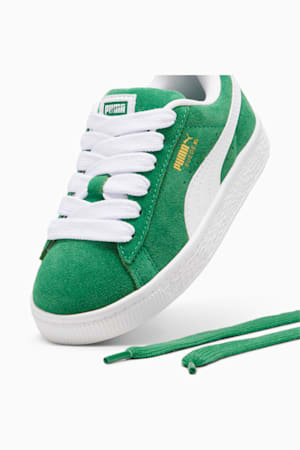 Suede XL Kids' Sneakers, Archive Green-PUMA White, extralarge-GBR