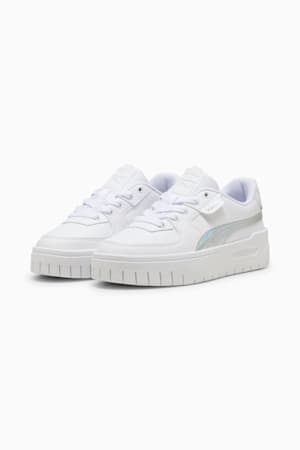 Cali Dream Iridescent Youth Sneakers, PUMA White-PUMA Silver, extralarge-GBR