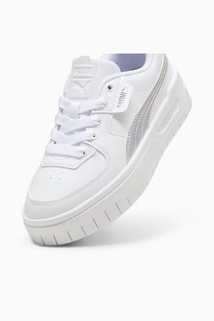 Cali Dream Iridescent Youth Sneakers, PUMA White-PUMA Silver, extralarge-GBR