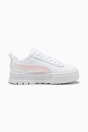 Mayze Lth Piping Sneakers Kids, PUMA White-Whisp Of Pink-Dewdrop, extralarge-GBR