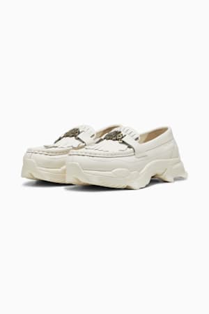 PUMA x PALOMO Nitefox Leather Loafer, Frosted Ivory, extralarge-GBR