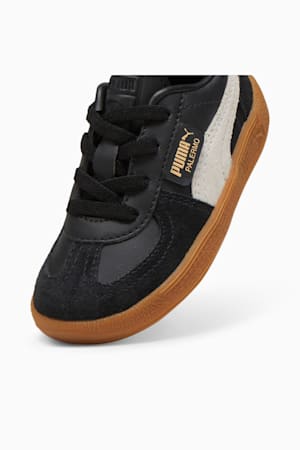 Palermo Leather Sneakers Toddler, PUMA Black-Feather Gray-Gum, extralarge-GBR
