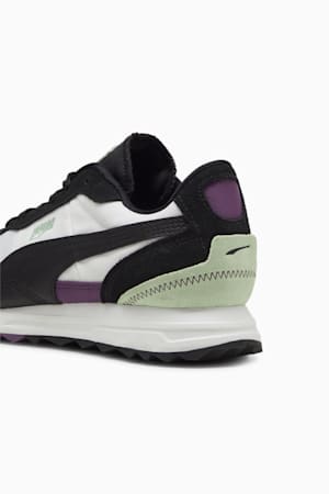 Road Rider Suede Sneakers, PUMA White-PUMA Black, extralarge-GBR