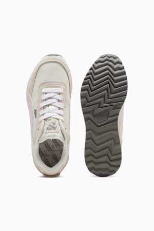 Road Rider Suede Sneakers, Warm White-Whisp Of Pink, extralarge-GBR