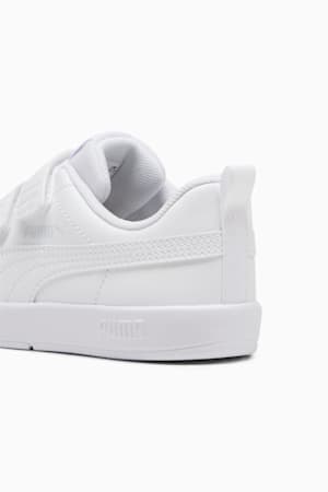 Courtflex V3 Sneakers Kids, PUMA White-PUMA White-Silver Mist, extralarge-GBR