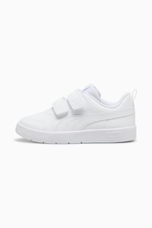 Courtflex V3 Sneakers Kids, PUMA White-PUMA White-Silver Mist, extralarge-GBR
