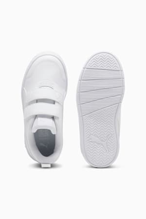 Courtflex V3 Sneakers Kids, PUMA White-PUMA White-Silver Mist, extralarge-GBR