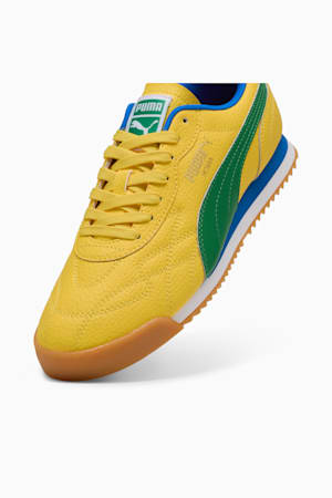 Roma Anniversario Sneakers, Pelé Yellow-Archive Green-PUMA Team Royal, extralarge-GBR