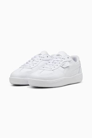 Palermo Moda Leather Sneakers Women, PUMA White, extralarge-GBR