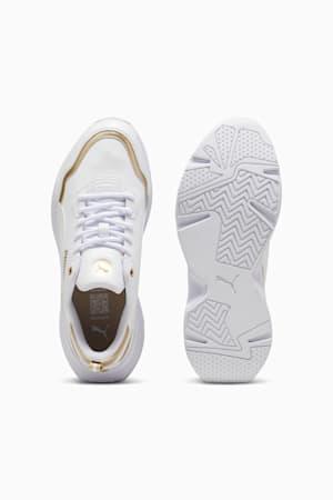 Cassia Rose Metallic Dream Sneakers Women, PUMA White-PUMA Gold-Matte Puma Gold, extralarge-GBR