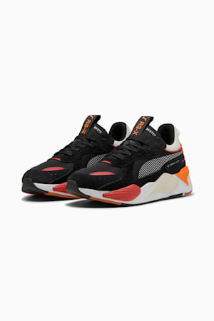 RS-X Heritage Sneakers, PUMA Black-Orange Glo, extralarge-GBR