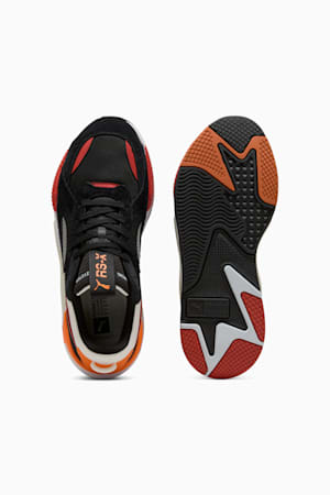 RS-X Heritage Sneakers, PUMA Black-Orange Glo, extralarge-GBR
