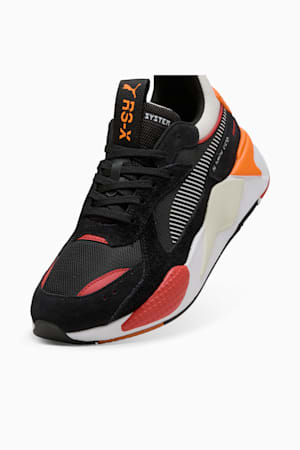 RS-X Heritage Sneakers, PUMA Black-Orange Glo, extralarge-GBR