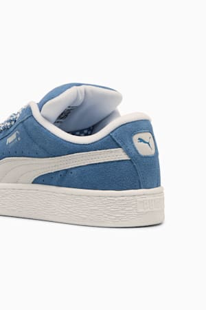 Suede XL Lace Sneakers Women, Blue Horizon-PUMA White, extralarge-GBR