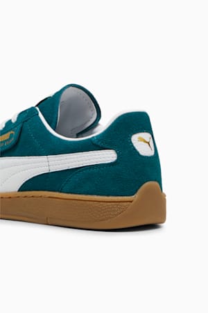 Super Team Suede Sneakers Unisex, Cold Green-PUMA White, extralarge-GBR