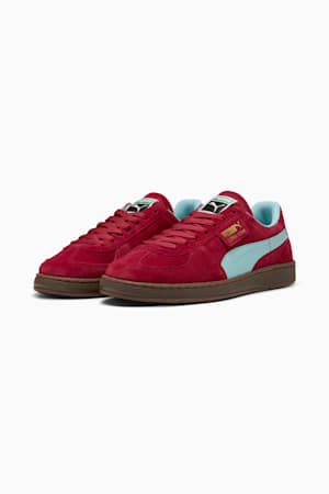 Super Team Suede Sneakers Unisex, Dark Crimson-Safe Lake, extralarge-GBR