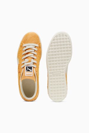 Suede Mohair Sneakers Unisex, Ginger Tea-Frosted Ivory, extralarge-GBR