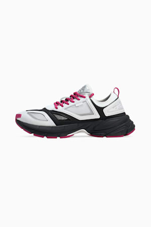 PUMA x MÁS TIEMPO Velophasis NU Sneakers, Feather Gray-PUMA Black-Magenta Gleam, extralarge-GBR