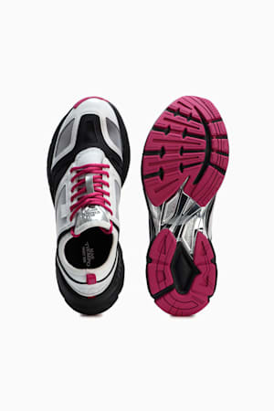 PUMA x MÁS TIEMPO Velophasis NU Sneakers, Feather Gray-PUMA Black-Magenta Gleam, extralarge-GBR