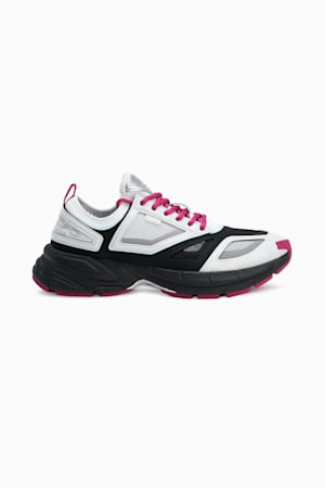 PUMA x MÁS TIEMPO Velophasis NU Sneakers, Feather Gray-PUMA Black-Magenta Gleam, extralarge-GBR