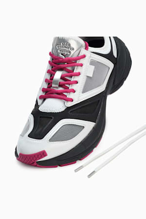 PUMA x MÁS TIEMPO Velophasis NU Sneakers, Feather Gray-PUMA Black-Magenta Gleam, extralarge-GBR